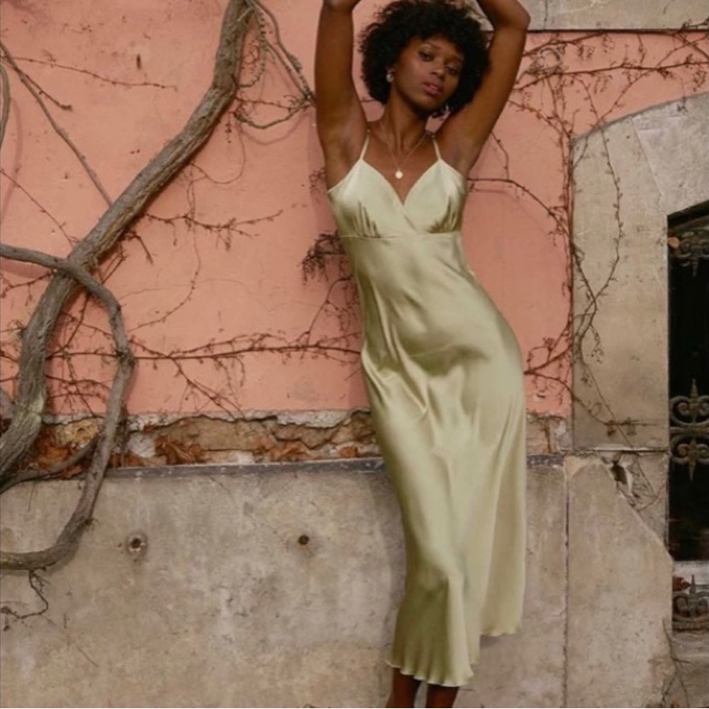 Simple Retro Kristin French Slip Dress - Picture 1 of 13